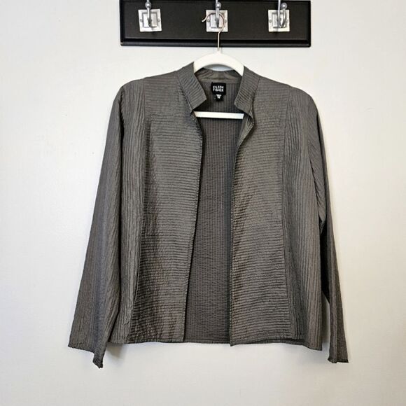 Eileen Fisher Silk Blazer - Picture 1 of 6